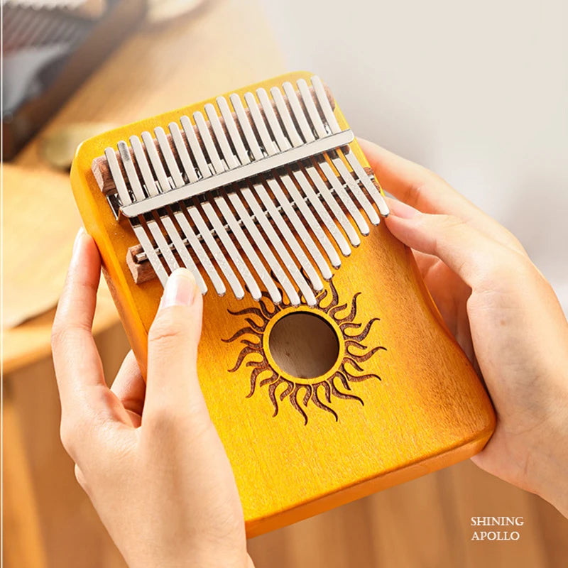 W&P Hluru Kalimba | 17-21 Key Solid Maple Wood Finger Piano