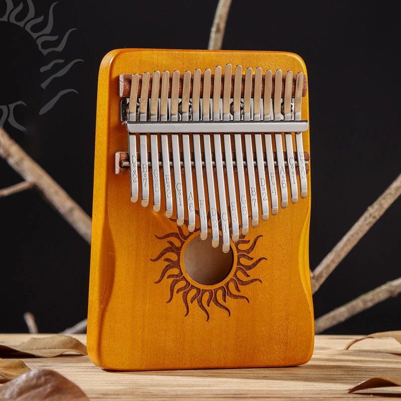 W&P Hluru Kalimba | 17-21 Key Solid Maple Wood Finger Piano