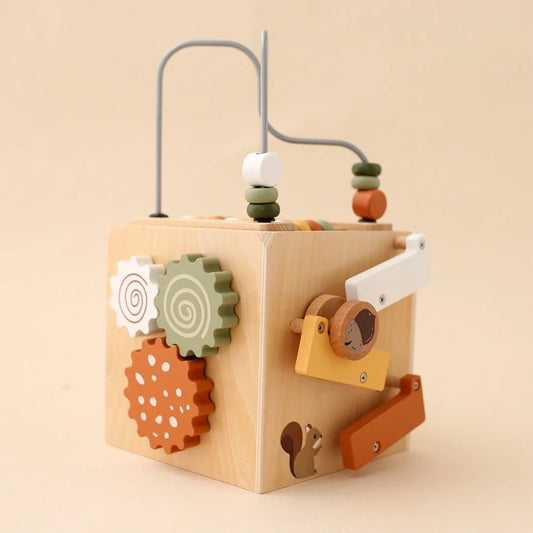 Activity Cube 5 in 1 Wooden Toy | The Squirrel Houseâ„¢