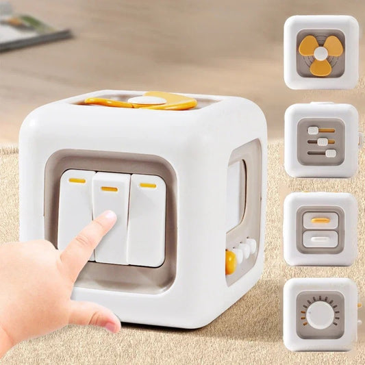 Activity Cube 6 in 1 Travel-Friendly Toy | Sensory Cubeâ„¢