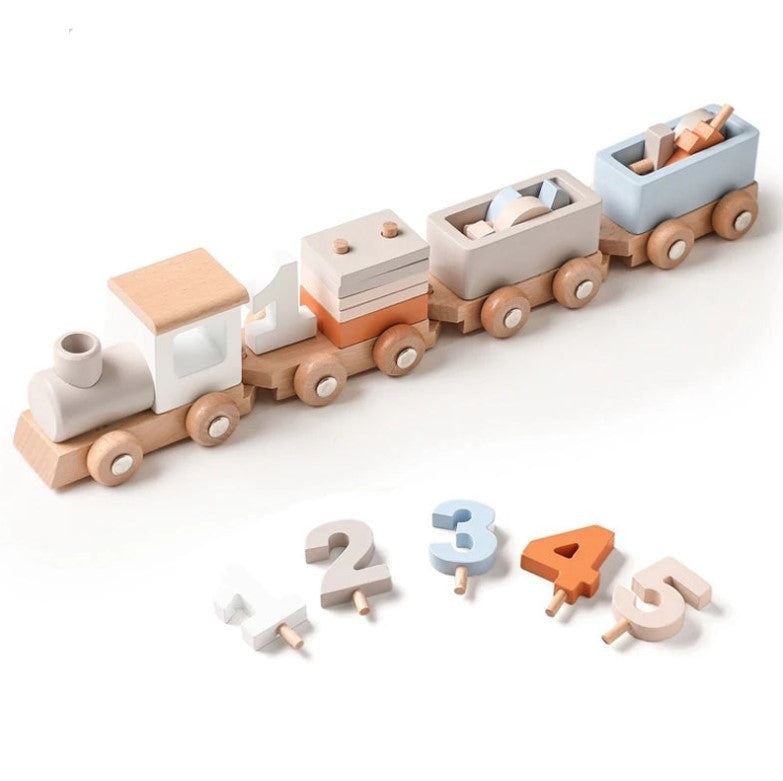 Wooden Toy Train | The 1 to 5 Expressâą