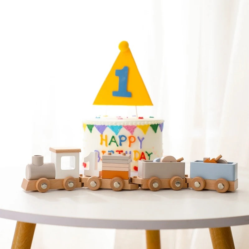 Wooden Toy Train | The 1 to 5 Expressâą