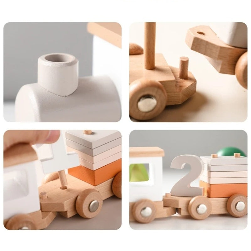 Wooden Toy Train | The 1 to 5 Expressâą