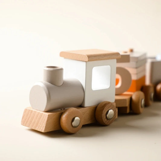 Wooden Toy Train | The 1 to 5 Expressâ„¢