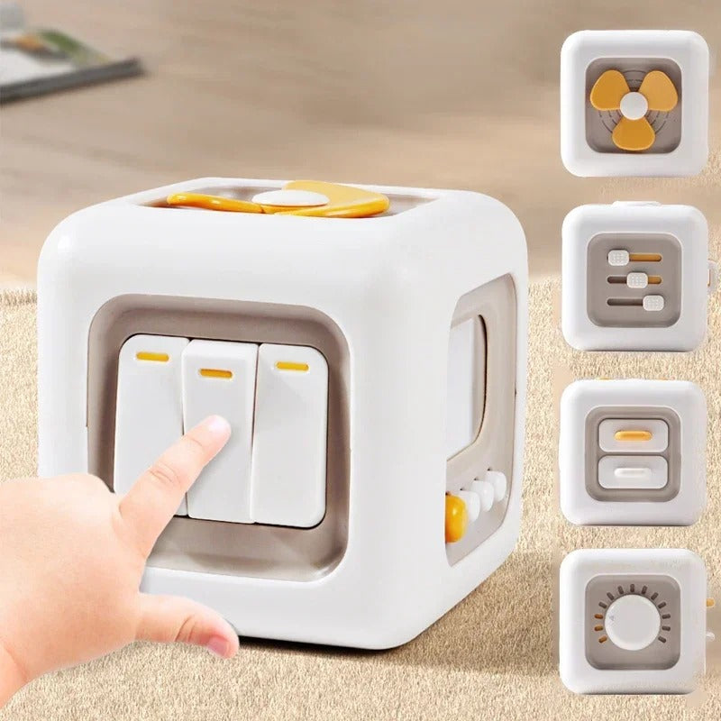 Activity Cube 6 in 1 Travel-Friendly Toy | Sensory Cube™