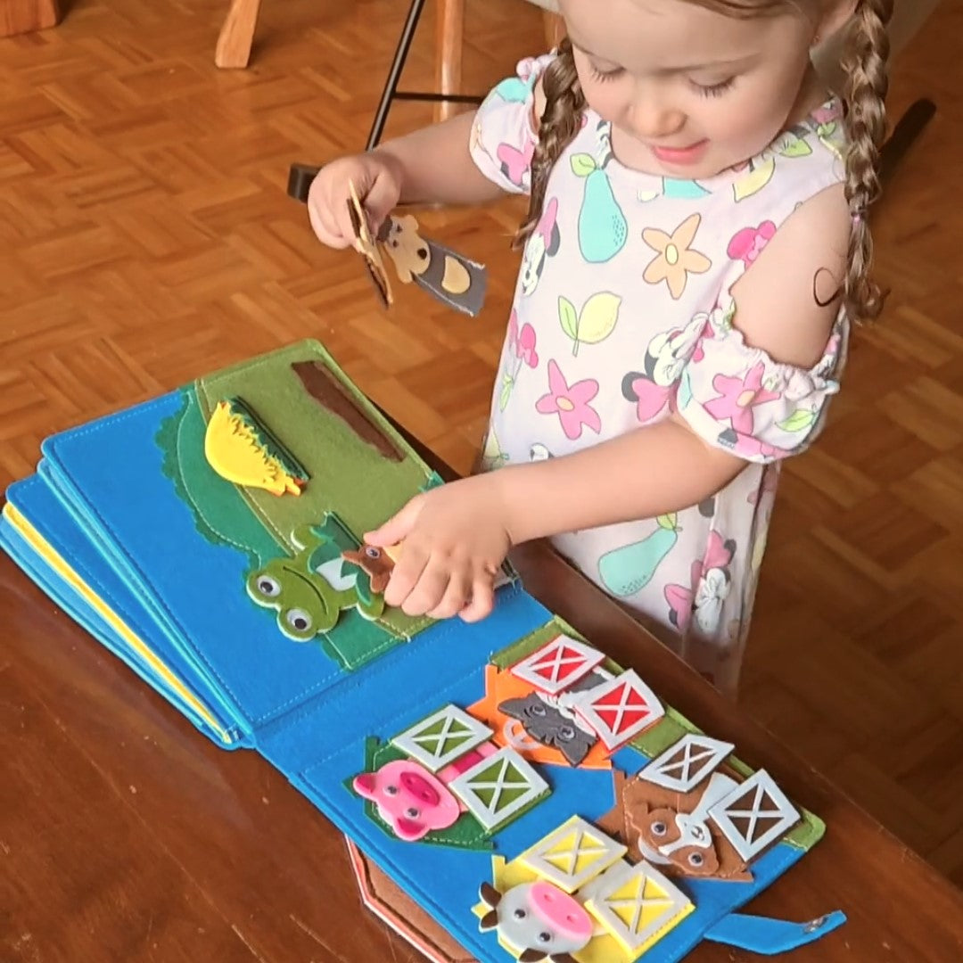 Toddler's Busy Book | My Little Farm Activity Book™