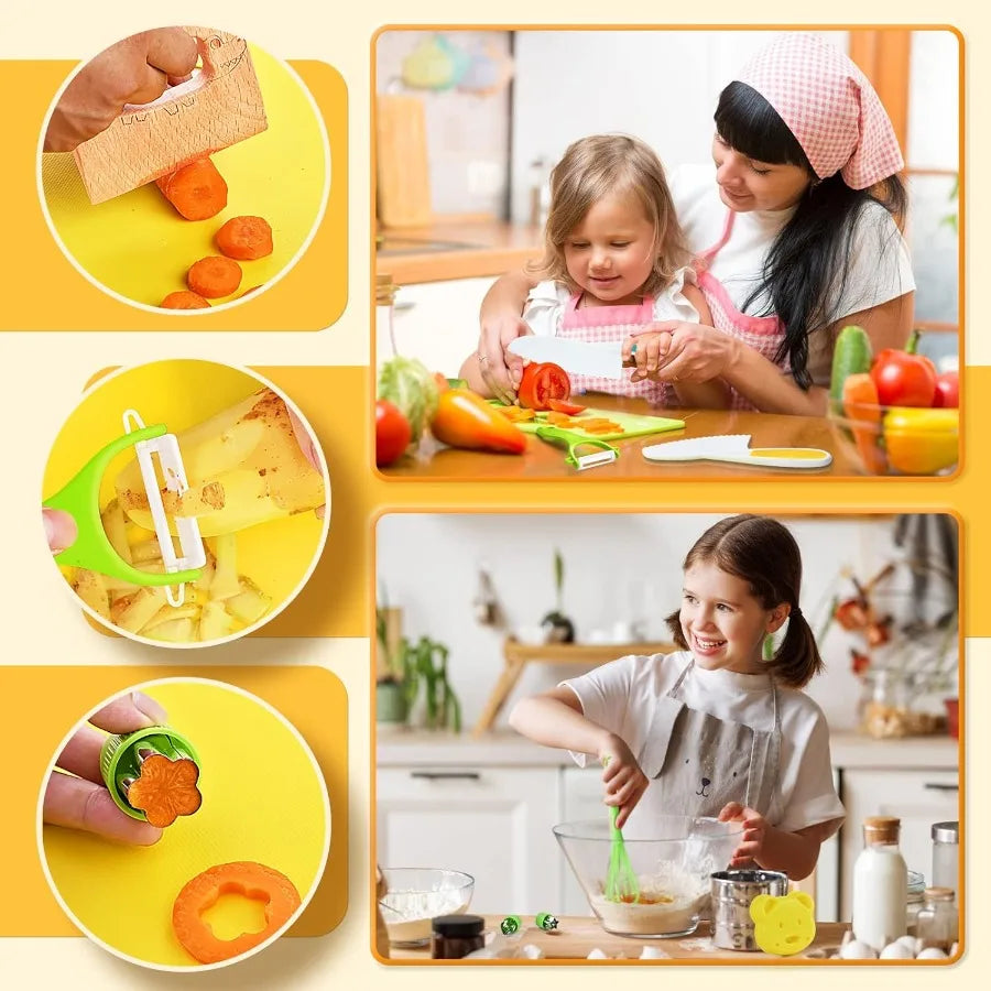 Children's Cooking Knives Set | Tiny Chef Cutting Kit™