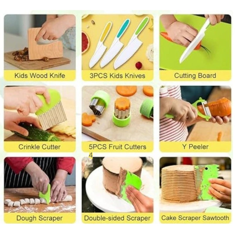 Children's Cooking Knives Set | Tiny Chef Cutting Kit™