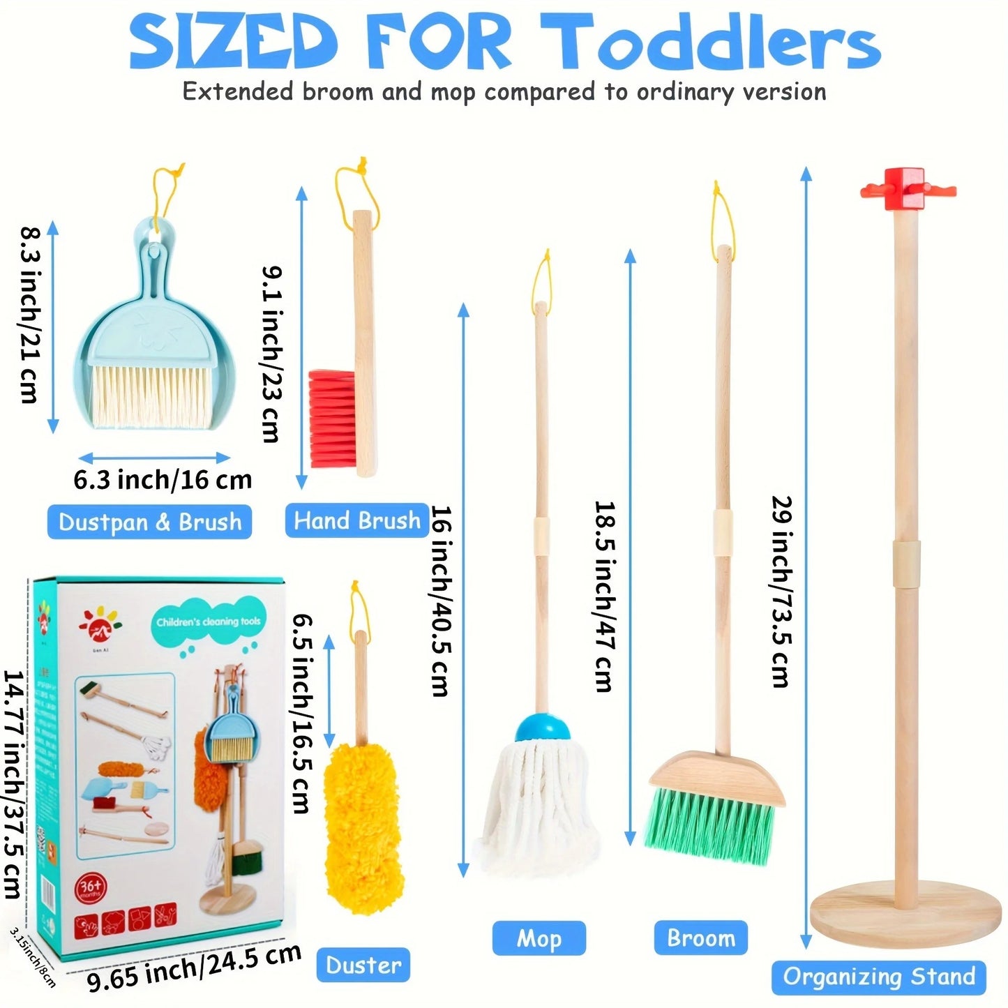 Kids Cleaning Set 100% Usable | Make it Shine!™