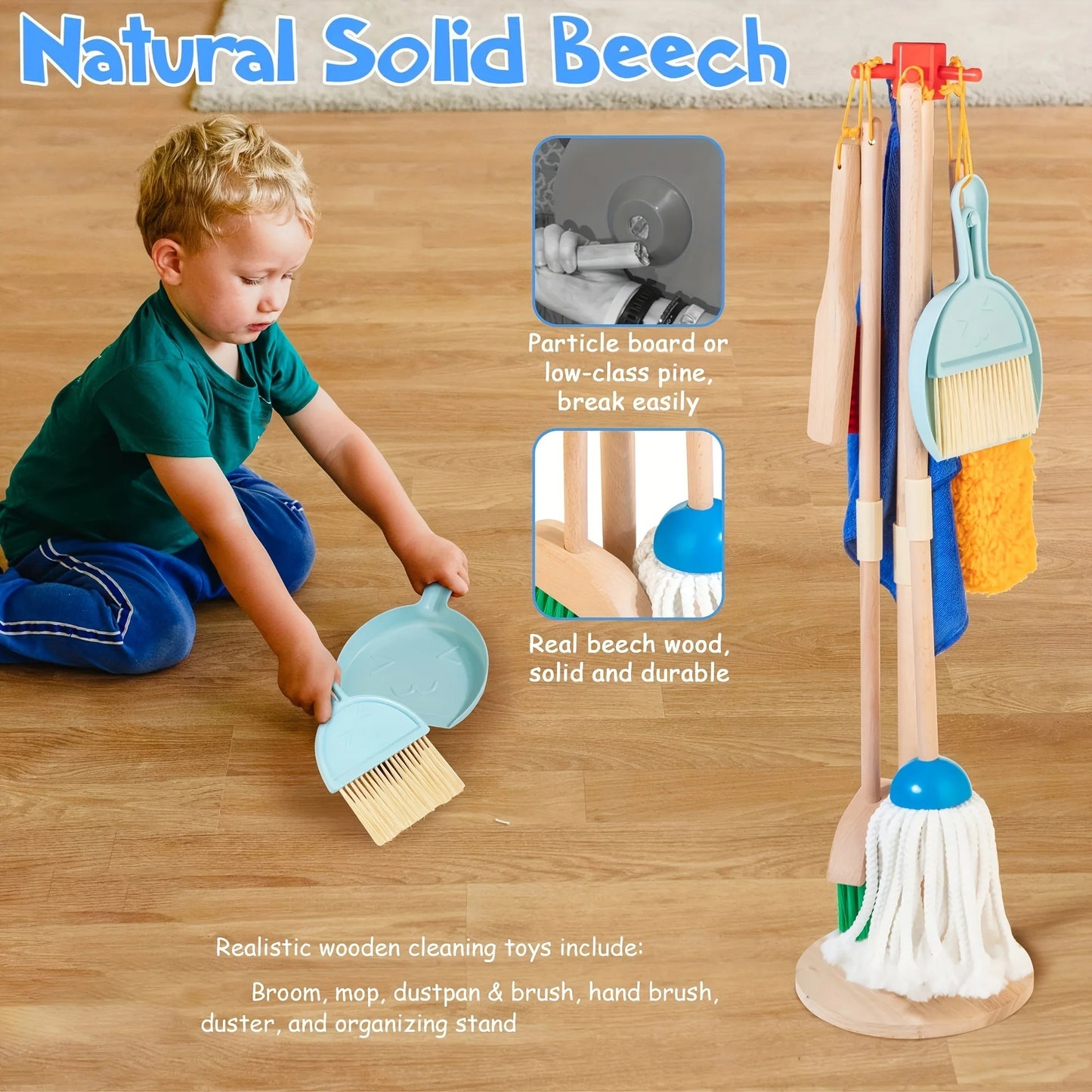 Kids Cleaning Set 100% Usable | Make it Shine!™