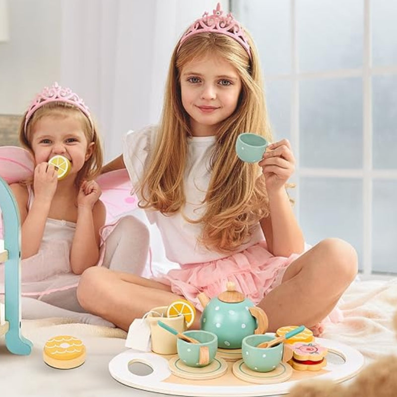 Wooden Toy Tea Set | Kiki's Tea Party™