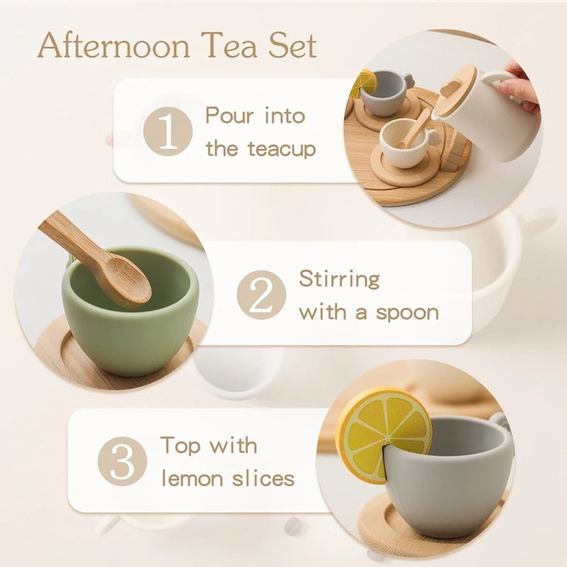 Toy Tea Set 100% Usable | Tiny Sippers Tea Party™