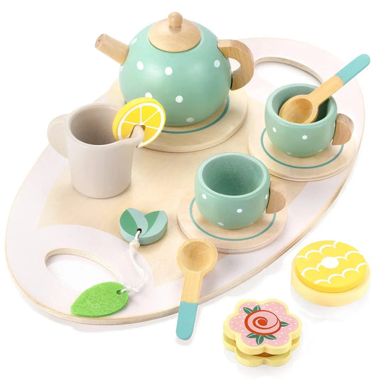 Wooden Toy Tea Set | Kiki's Tea Party™